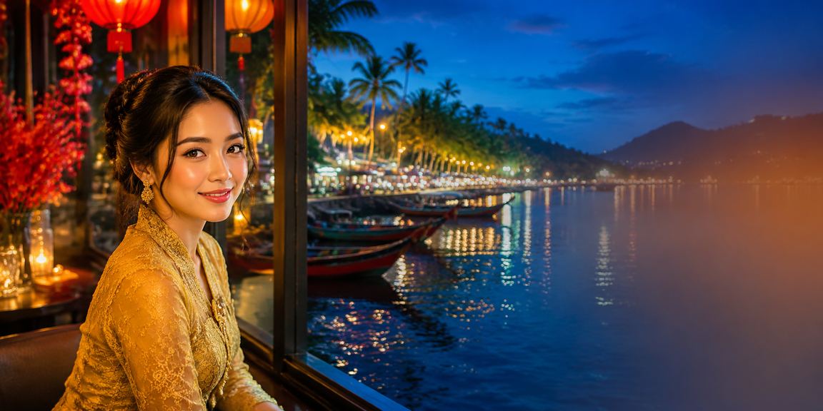 Pengalaman pertaruhan dalam talian di Langkawi dengan pakaian kebaya
